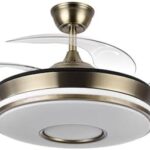 LUMIKING Ventilador de Techo con Luz LED 72W – Motor DC 32W Silencioso – Aspas Retráctiles – 3 Tonos de Luz 3000K/4000K/6500K – Regulable con Mando y Temporizador (Cuero 2, 91 cm)  Amazon.es: Hogar y cocina